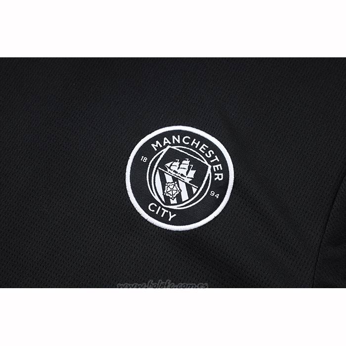 Chandal del Manchester City Manga Corta 2025-2026 Negro - Pantalon Corto